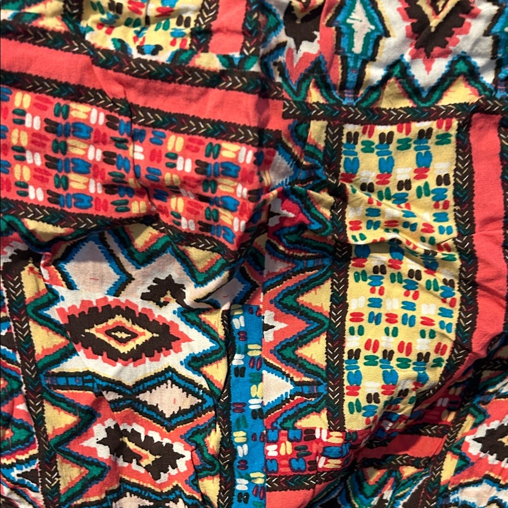 American Rag Multicolor Geometric Print Romper - Picture 2 of 3